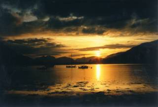Sonnenuntergang am Loch Linnhe